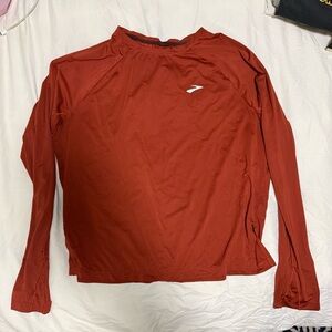 Burnt Orange Brooks Running Long Sleeve